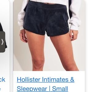 Hollister Intimates & Sleepwear: Velvet shorts